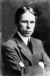 The American Lightner Witmer, credited with coining the term "clinical psychology." From: http://www.psych.upenn.edu/history/witmertext.htm