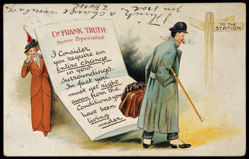 a_wife_sending_her_husband_away_on_holiday_in_order_to_pursue_an_affair_with_a_nerve_specialist_wellcome_l0031918